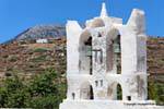 Sifnos Kastro clocher bicephale, Griechenland