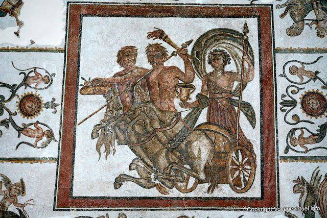Mosaique du vainqueur Bardo Museum  - Tunesien