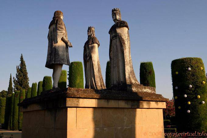 Statuen der christlichen Könige, Alcazar Cordoba - Spanien