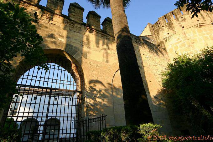 Remparts Alcázar de los Reyes Cristianos, Cordoba - Spanien