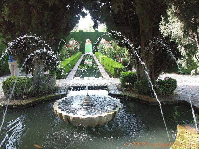 Jardines Nuevos, Alhambra Generalife Granada - Spanien