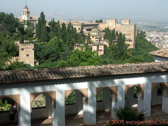 Alhambra Generalife Granada Panorama - Spanien, Andalusien