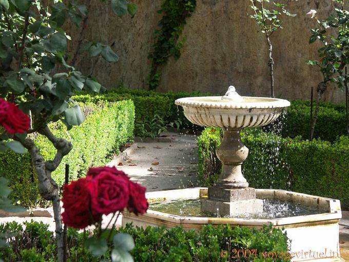 Kleinen Brunnen, Alhambra Generalife Granada - Spanien, Andalusien