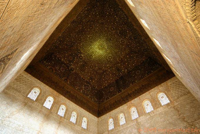 Voute Halle der Botschafter, Alhambra Nasriden Granada - Spanien