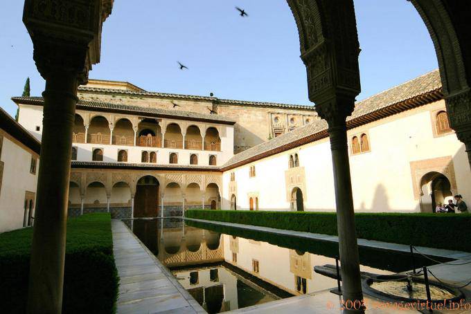 Gerichtshof der Myrten, Alhambra Nasriden Granada - Spanien