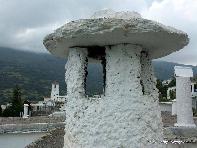 Konzentrieren Sie sich auf Kamin, Alpujarras - Spanien