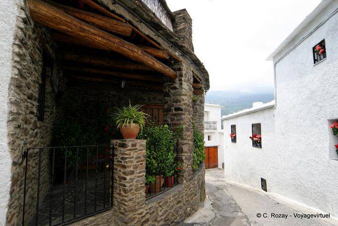Kleine Straße, Alpujarras - Spanien