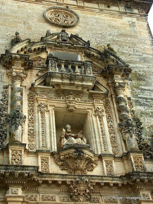 Barock-Basilika Detail, Arcos de la Frontera - Spanien