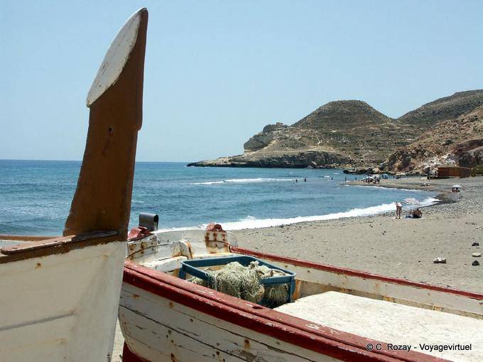 Bogen boot Cabo de Gata - Spanien, Andalusien