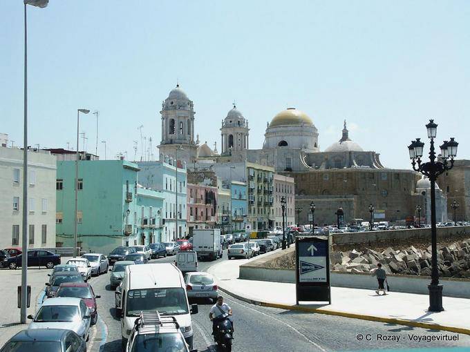 Verkehrs campo del sur, Cadiz - Spanien