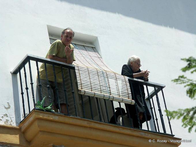 Balkon, Cadiz - Spanien