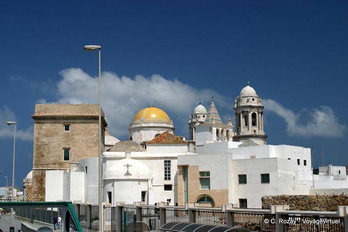 Panorama Kathedrale Cadiz - Spanien, Andalusien