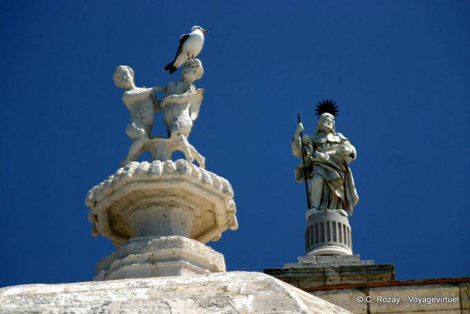 Statuen Kathedrale, Cadiz - Spanien