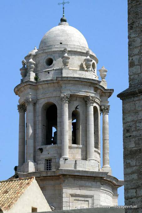 Glockenturm der Kathedrale, Cadiz - Spanien, Andalusien