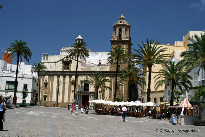 Plaza de la Catedral, Cadiz - Spanien, Andalusien