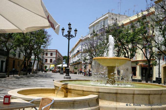 Brunnen gibt, Cadiz - Spanien, Andalusien
