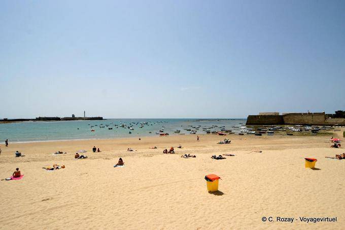 Playa Caleta, Cádiz - Spanien, Andalusien