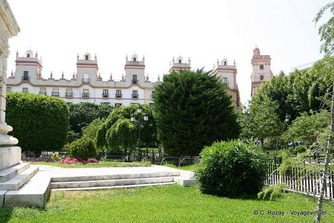 Cadiz, Andere Plaza de Espana Sicht - Spanien, Andalusien