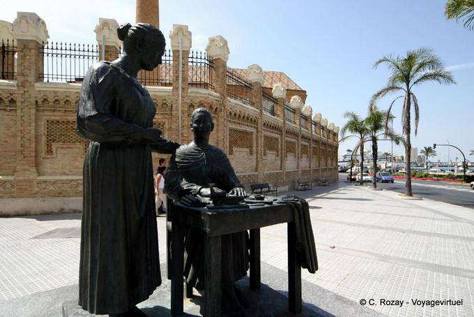 Bronzestatuen, Cadiz - Spanien, Andalusien