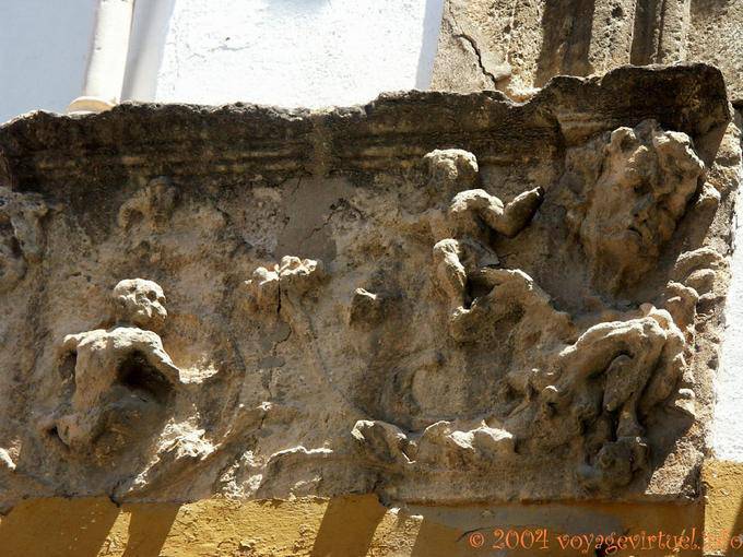 Imps an einer Wand, Cordoba getragen - Spanien, Andalusien