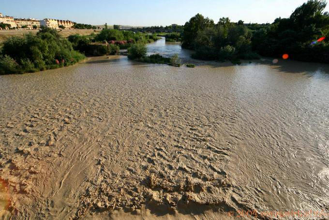 Guadalquivir wütend, Cordoba - Spanien, Andalusien