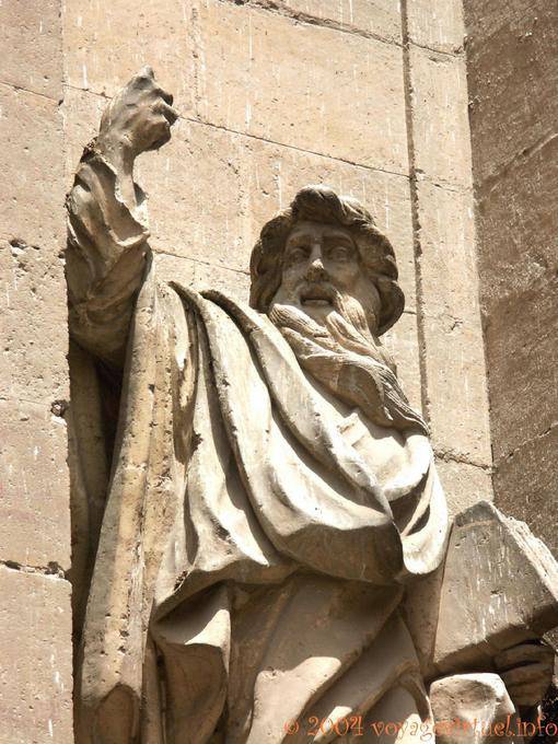 Statue des Weisen Kathedrale der Menschwerdung, Granada - Spanien