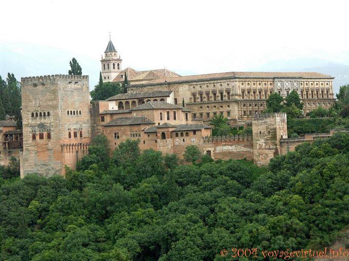 Panorama von der Alhambra, Granada - Spanien