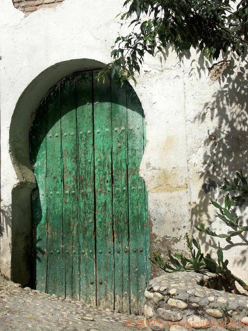 Alte maurische Tür, Granada - Spanien