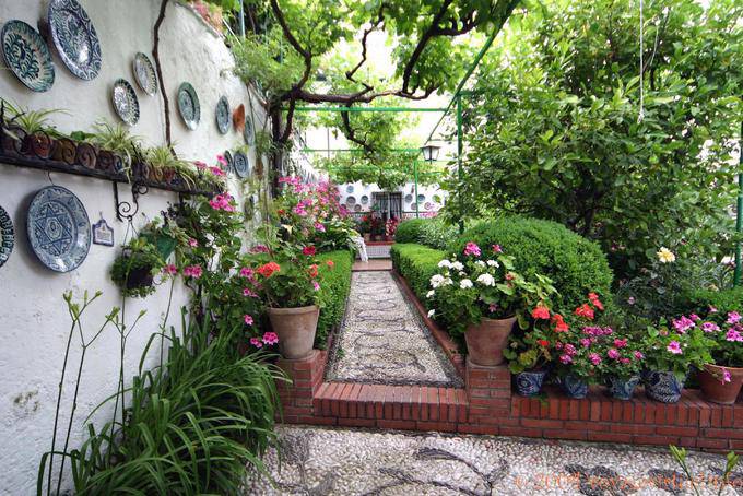 Garten Albaicin Platten, Granada - Spanien