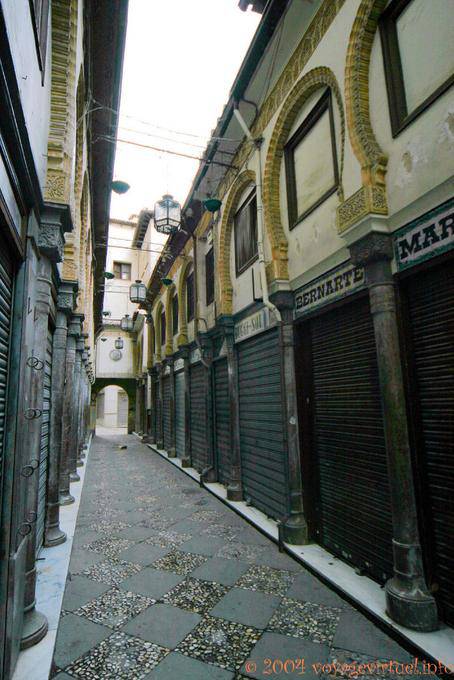 Alley des Alcaiceria, Granada - Spanien
