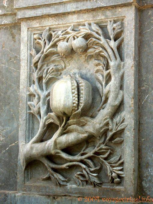 Wandskulptur, Granada - Spanien, Andalusien