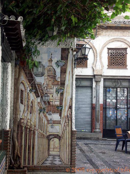 Trompe l'oeil, Granada - Spanien