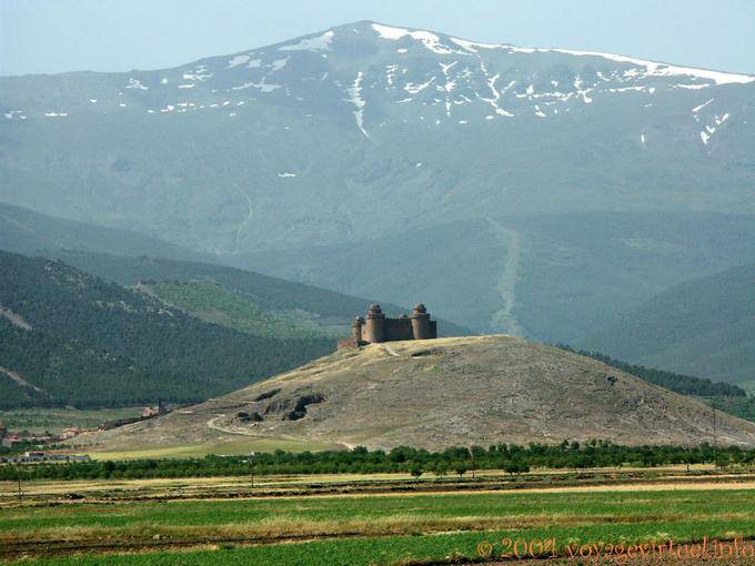 Schloss auf die Sierra Nevada, Guadix - Spanien