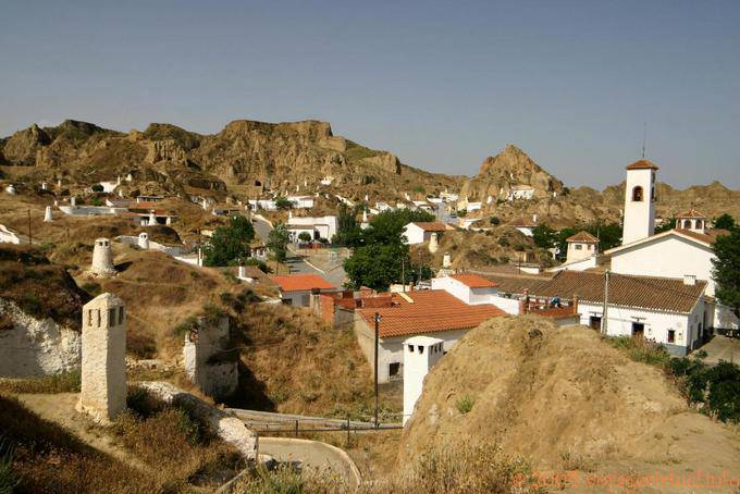 Streusiedlung, Guadix - Spanien
