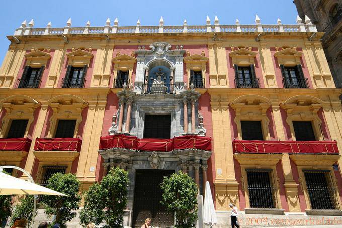 Palacio Episcopal, Plaza Obispo, Malaga - Spanien, Andalusien