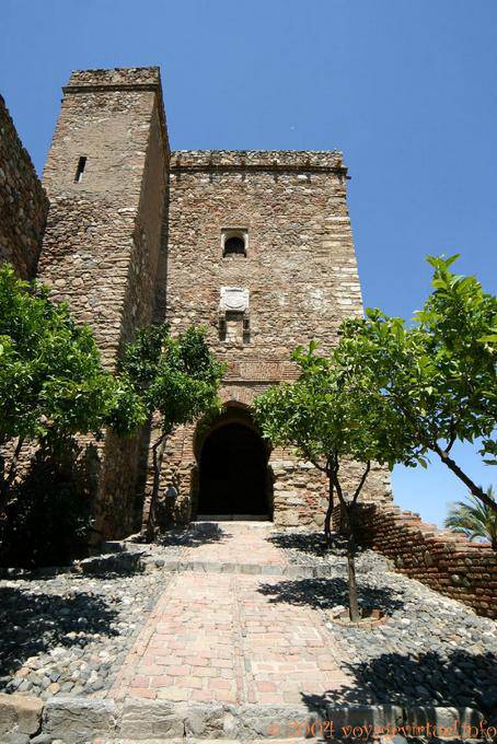 Torre del Cristo, Alcazaba, Malaga - Spanien, Andalusien