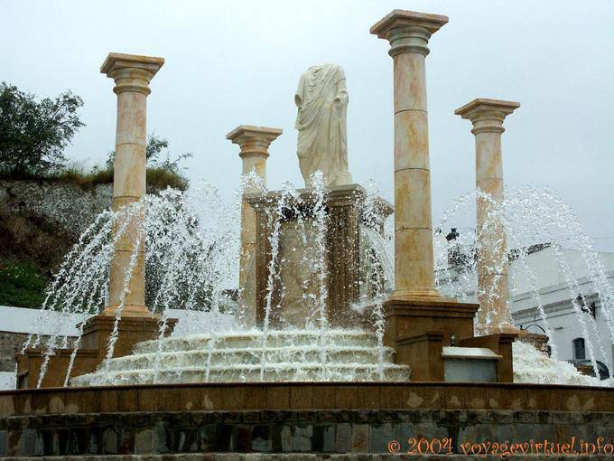 Fountain Plaza del Punto, Medina Sidonia - Spanien