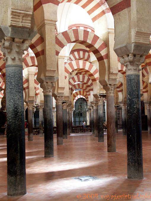Schwarz und rosa Marmor Zugabe Alhaken, Mezquita Cordoba - Spanien