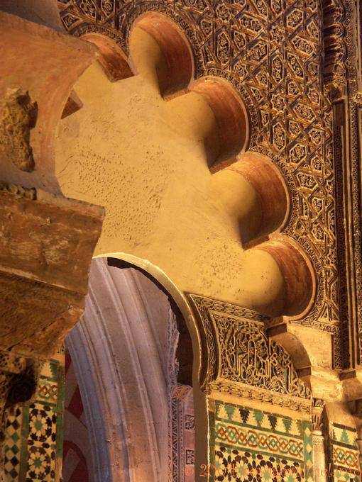 Detail der Großen Moschee von Cordoba, Kunst Umayyaden Cordoba Mezquita - Spanien, Andalusien