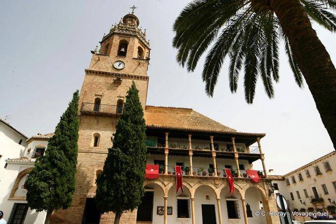 Stiftskirche Santa Maria la Mayor, Plaza Duquesa de Parcent, Ronda - Spanien, Andalusien