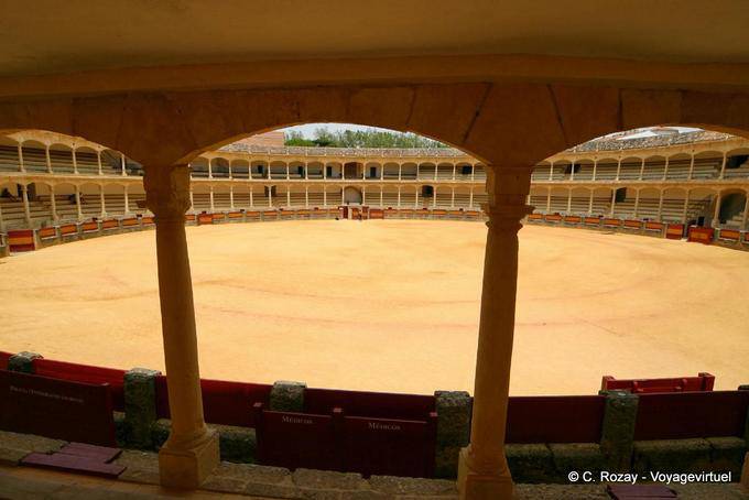 Ronda Stierkampfarena aus dem Jahr 1785, das älteste von Andalusien, Ronda - Spanien, Andalusien