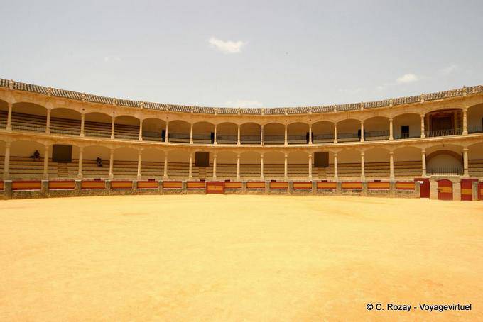 Ronda Stierkampfarena gehören der Real Maestranza Caballera, Ronda - Spanien, Andalusien