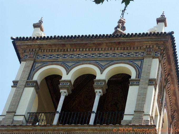 Close-up auf Tour durch das Hotel Alfonso XIII, Puerta de Jerez, Sevilla - Spanien