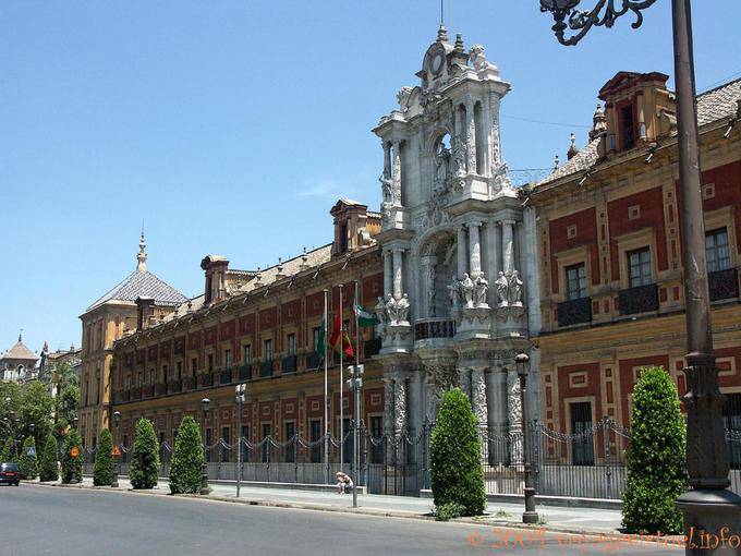 Palacio de San Telmo, av. Roma, Sevilla - Spanien