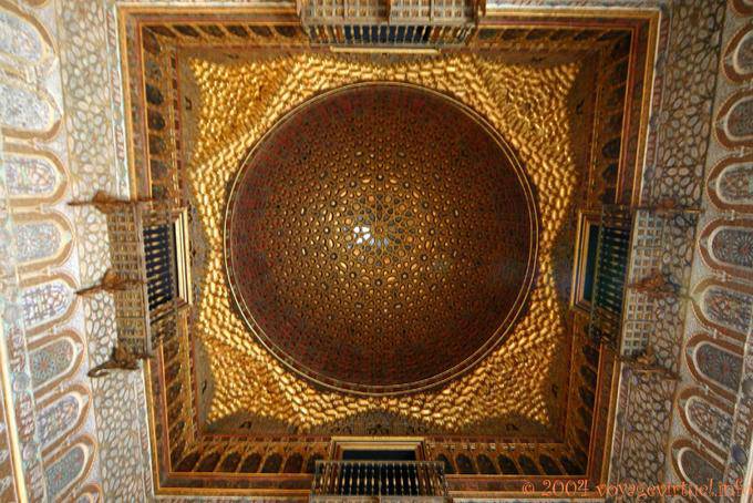 Dome als Symbol für das Universum Salon des Ambassadeurs, Sevilla Alcazar - Spanien