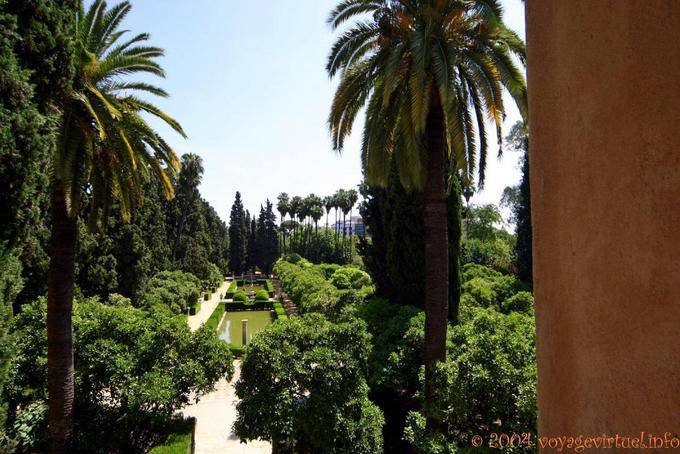 Garten der Dichter, Alcazar von Sevilla - Spanien