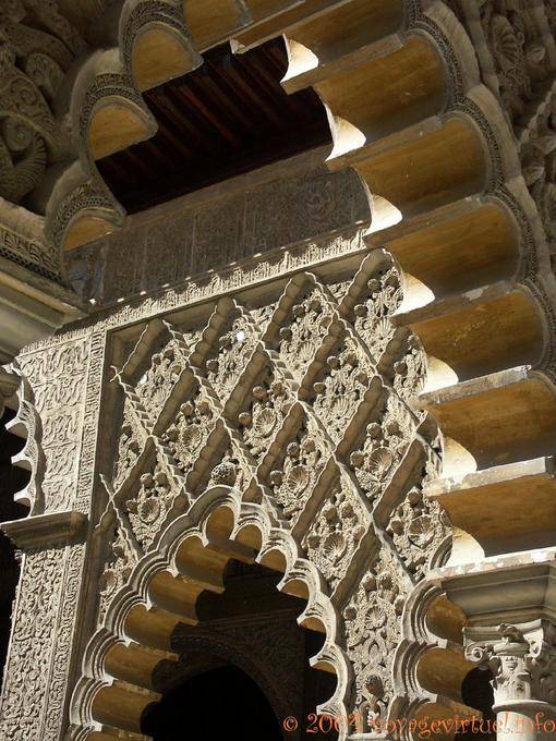 Arc Patio, Sevilla Alcazar - Spanien
