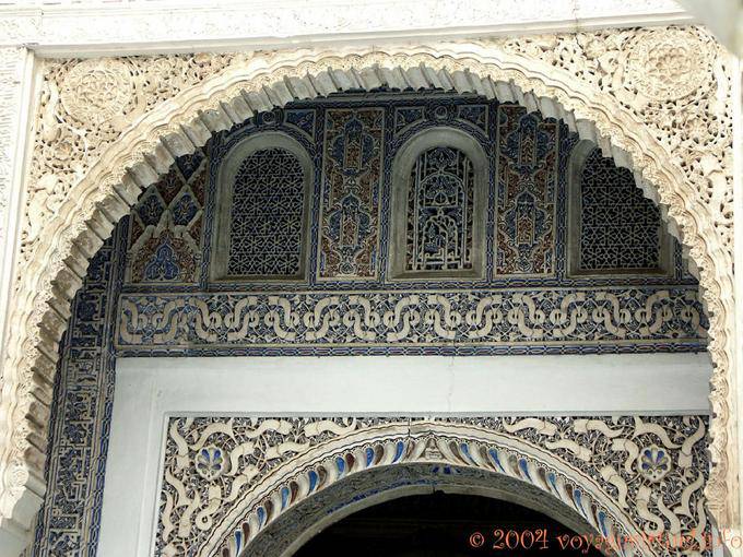 Stuck Spitze, Patio de las Muñecas, Sevilla Alcazar - Spanien