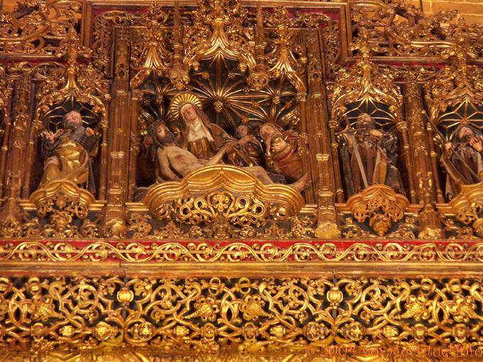 Kathedrale von Sevilla Altar Szene - Spanien