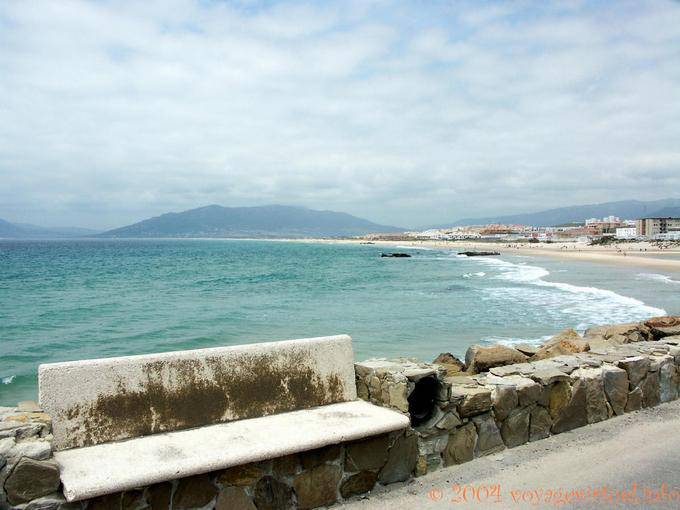 Schauen Sie in Richtung Gibraltar, Tarifa - Spanien